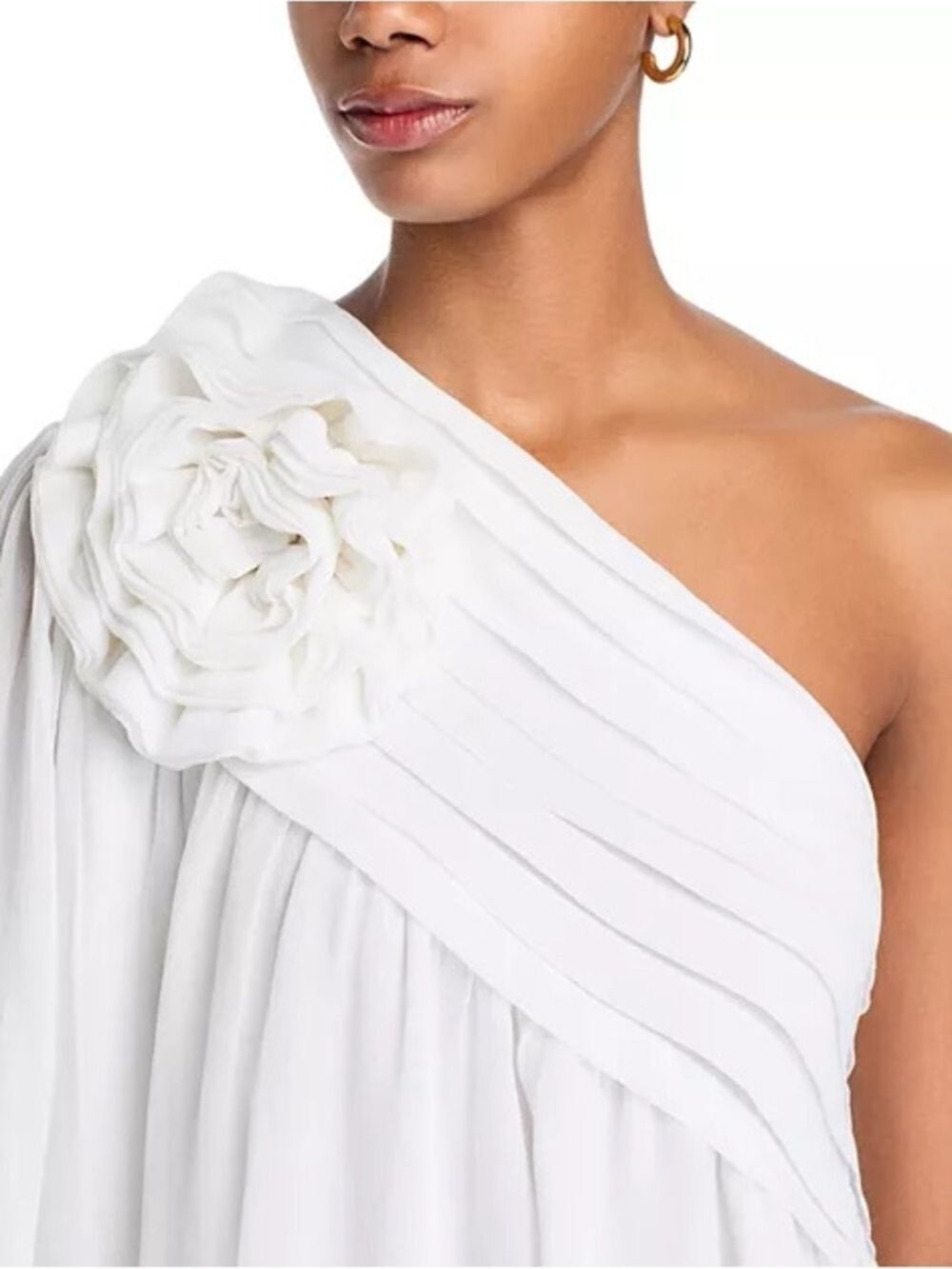 Farm Rio Off White One Shoulder Mini Dress - Picture 2 of 7